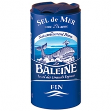 Jemná mořská sůl La Baleine 600 g papírový tubus se sypátkem Jemná mořská sůl La Baleine 600 g papírový tubus se sypátkem