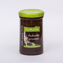 Confiturelle 100% ovoce,džem bez cukru ze švestek a rebarbory,290g sklenice Confiturelle 100% ovoce,džem bez cukru ze švestek a rebarbory,290g sklenice