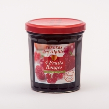 Džem z červeného ovoce Vergers des Alpilles,370 g sklenice Džem z červeného ovoce Vergers des Alpilles,370 g sklenice