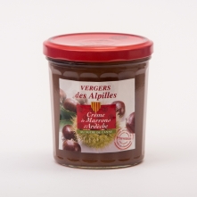 Kaštanový krém z Ardeche Vergers des Alpilles,370 g sklenice Kaštanový krém z Ardeche Vergers des Alpilles,370 g sklenice