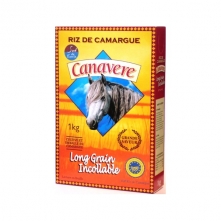Rýže z Camargue dlouhozrná bílá Canavere parboiled(IGP), 1kg krabice Rýže z Camargue dlouhozrná bílá Canavere parboiled(IGP), 1kg krabice